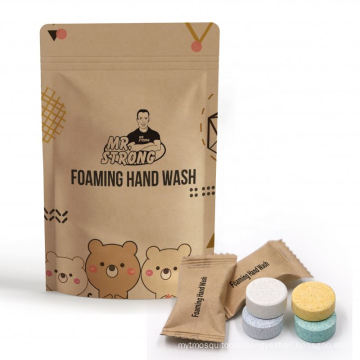 Competitive price foaming hand soap tablet for hand wash